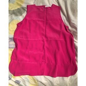 NWT Everlane pink silk loose tank sleeveless